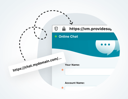 Illustration for custom domain purchase feature